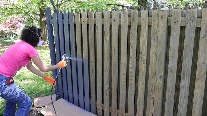 stain your fence Houston